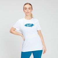 Fitness Mania - MP Women's Chalk Graphic T-Shirt - White - L