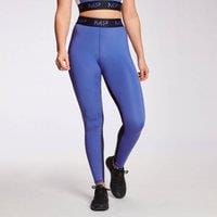 Fitness Mania - MP Women's Engage Colour Block Leggings - Black / White / Cobalt - M