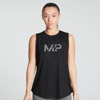 Fitness Mania - MP Women's Gradient Line Graphic Drop Armhole Vest - Black - XS