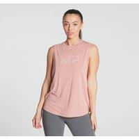 Fitness Mania - MP Women's Gradient Line Graphic Drop Armhole Vest - Washed Pink - M