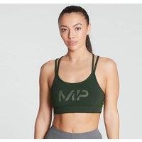 Fitness Mania - MP Women's Gradient Line Graphic Sports Bra - Dark Green - L