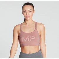 Fitness Mania - MP Women's Gradient Line Graphic Sports Bra - Washed Pink - L