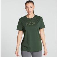 Fitness Mania - MP Women's Gradient Line Graphic T-Shirt - Dark Green - M