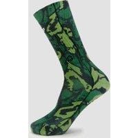 Fitness Mania - MP X Hexxee Adapt Socks - Green Camo - Mens UK 6-8.5