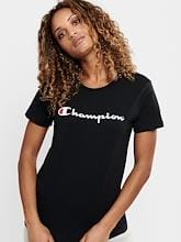 Fitness Mania - Champion Script Short Sleeve Tee Womens