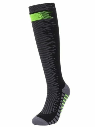 Fitness Mania - ANTU Merino Knee High Waterproof Socks - Black/Lime