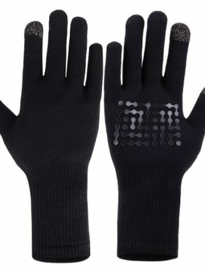 Fitness Mania - ANTU Waterproof Running Gloves - Black