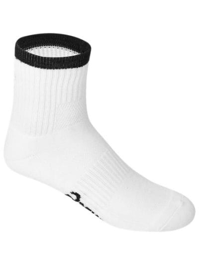 Fitness Mania - Asics Pace Quarter Socks - Brilliant White/Performance Black