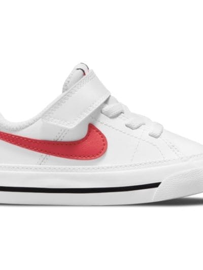 Fitness Mania - Nike Court Legacy - Toddler Sneakers - White/University Red/Black