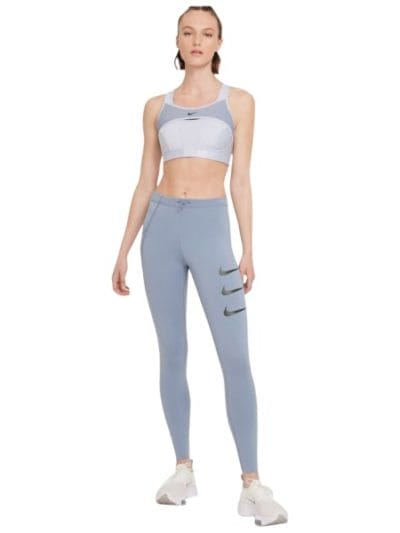 Fitness Mania - Nike Epic Luxe Mid-Rise Womens Running Tights - Ashen Slate/Black