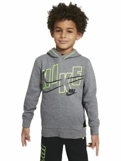 Fitness Mania - Nike See Me Fit Pullover Kids Hoodie - Carbon/Heather