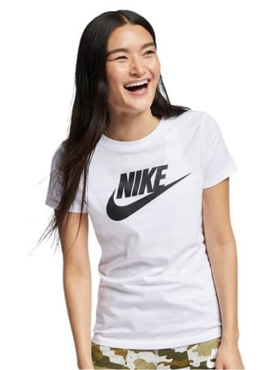 Fitness Mania - Nike Sportswear Essential Womens T-Shirt - White/Black