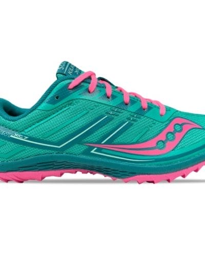 Fitness Mania - Saucony Kilkenny Racer Waffle - Kids Racing Waffles - Teal/Pink