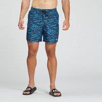 Fitness Mania - MP Men's Pacific Printed Swim Shorts - Blue  - L