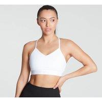 Fitness Mania - MP Women's Power Ultra Strappy Sports Bra- White - L