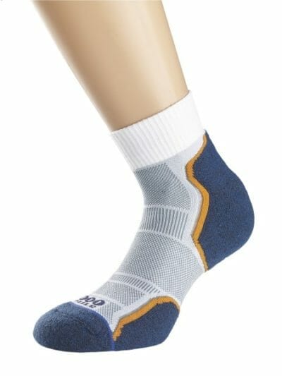 Fitness Mania - 1000 Mile Breeze Anklet Mens Sports Socks - Double Layer Anti Blister