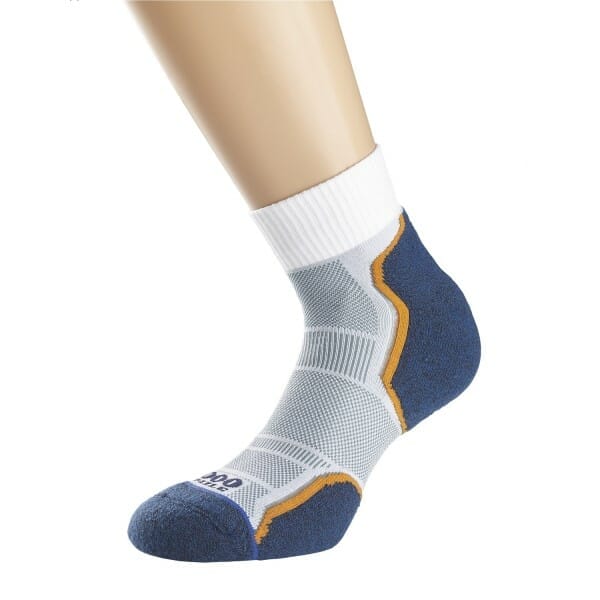 Fitness Mania - 1000 Mile Breeze Anklet Mens Sports Socks - Double Layer Anti Blister