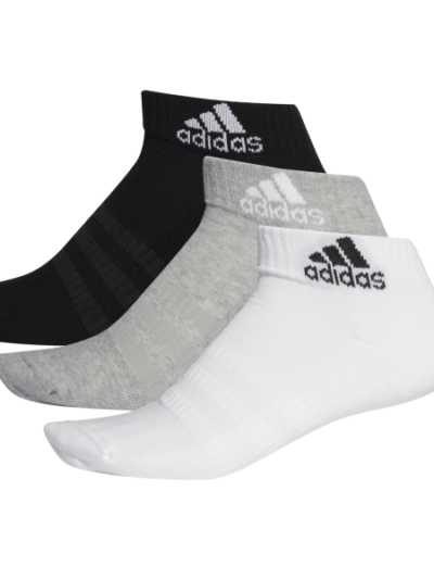 Fitness Mania - Adidas Cushion Ankle Socks - 3 Pairs