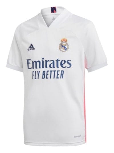 Fitness Mania - Adidas Real Madrid Home 2020/21 Kids Soccer Jersey