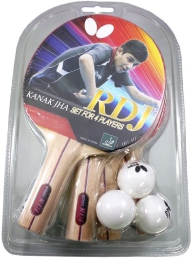 Fitness Mania - Butterfly RDJ 4 Player Table Tennis Set