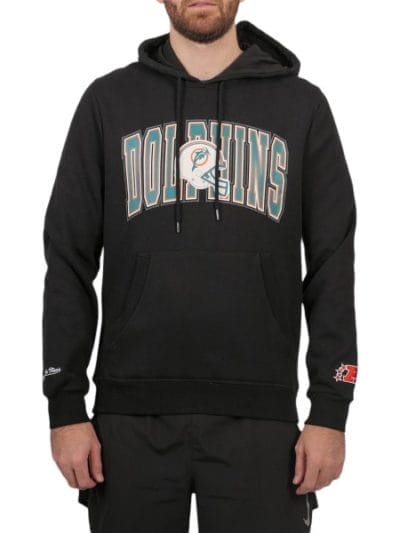 Fitness Mania - Mitchell & Ness Miami Dolphins Play Clock NFL Mens Hoodie