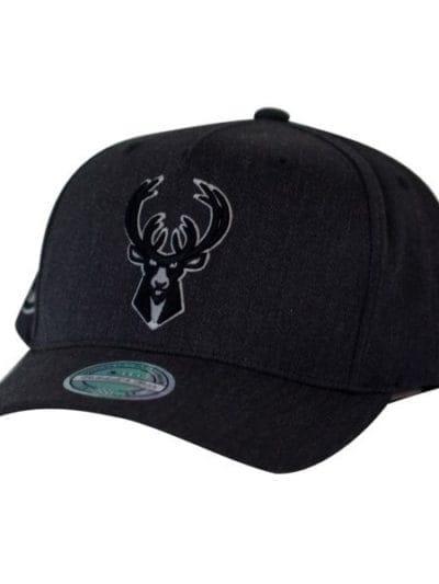 Fitness Mania - Mitchell & Ness NBA Milwaukee Bucks Charcoal Basketball Cap