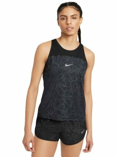 Fitness Mania - Nike Miler Run Division Printed Womens Running Tank Top