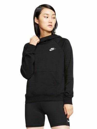 Fitness Mania - Nike Sportswear Essential Fleece Funnel-Neck Womens Hoodie