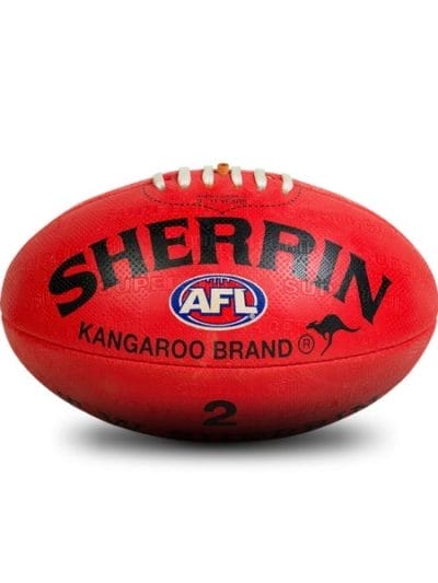 Fitness Mania - Sherrin KB Synthetic Rubber AFL Kids Football - Size 2