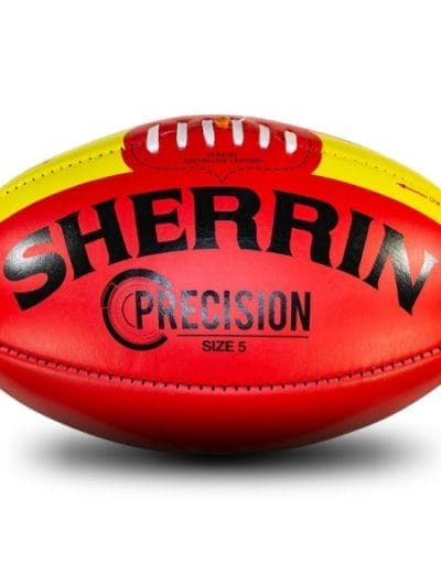 Fitness Mania - Sherrin Precision Leather Football - Size 5