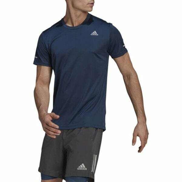 Fitness Mania - Adidas Run It Tee Mens Crew Navy