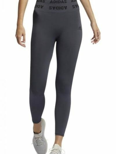 Fitness Mania - Adidas Training Aeroknit 7/8 High-Rise Tight Womens Solid Grey