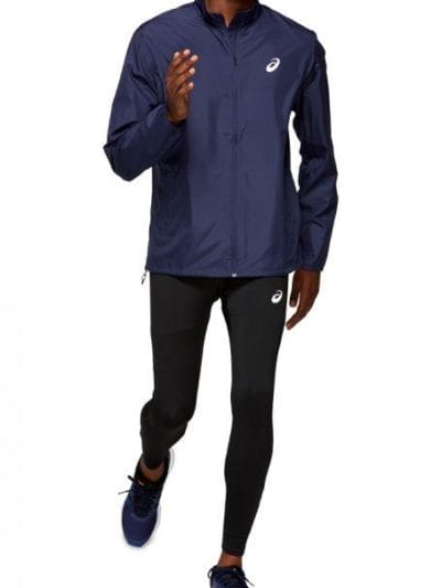 Fitness Mania - Asics Silver Jacket Mens Navy