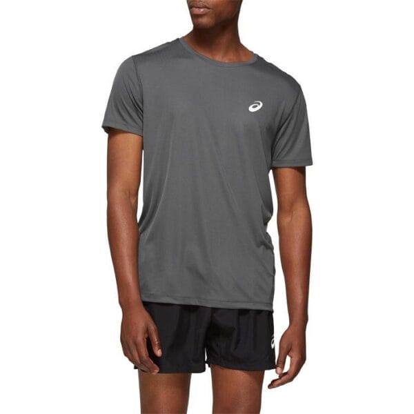 Fitness Mania - Asics Silver Ss Top Mens Grey