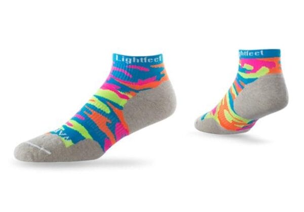 Fitness Mania - Lightfeet Warrior Mini Crew Aqua Fluro Camo