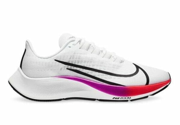 Fitness Mania - Nike Air Zoom Pegasus 37 Womens White Flash Crimson Hyper Violet