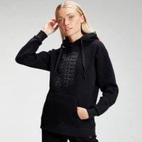 Fitness Mania - MP Women's Repeat MP Hoodie - Black - XXL