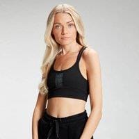 Fitness Mania - MP Women's Repeat MP Sports Bra - Black - L