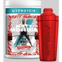 Fitness Mania - Matt Morsia Limited Edition Clear Whey Isolate - Strawberry Laces + Metal Shaker Bundle