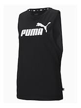 Fitness Mania - Puma Essentials Logo Cut Off Tank Top Womens