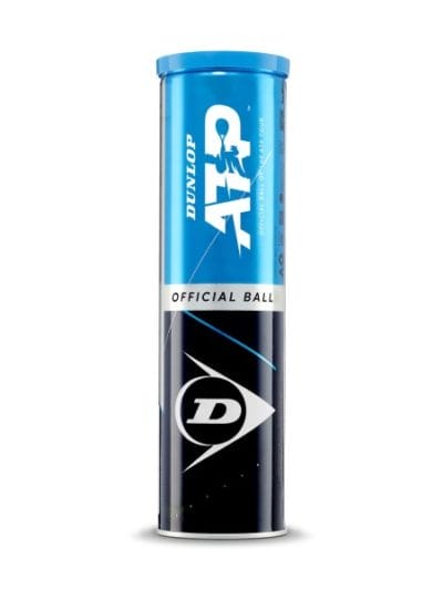 Fitness Mania - Dunlop ATP Tennis Ball - 4 Ball Can