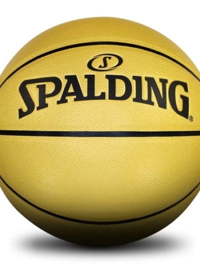 Fitness Mania - Spalding Gold Composite Indoor/Outdoor Basketball - Size 7