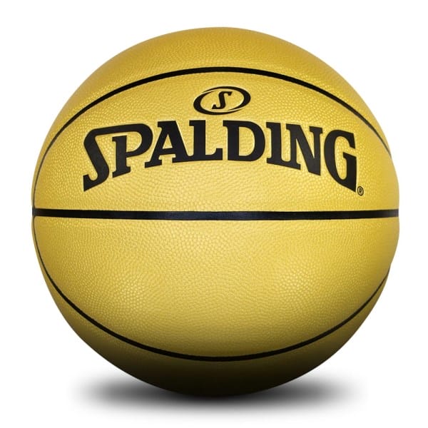 Fitness Mania - Spalding Gold Composite Indoor/Outdoor Basketball - Size 7