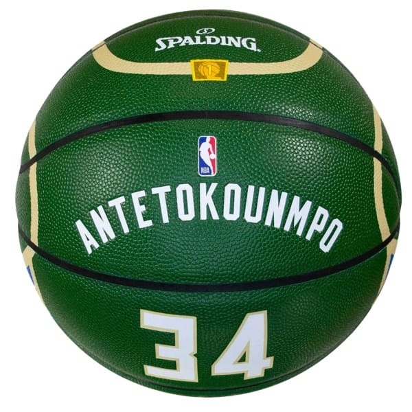 Fitness Mania - Spalding NBA Jersey Giannis Antetokounmpo Indoor/Outdoor Basketball -