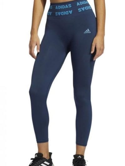 Fitness Mania - Adidas Training Aeroknit 7/8 High-Rise Tight Womens Crew Navy