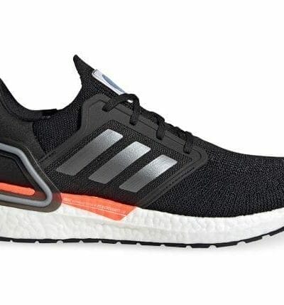 Fitness Mania - Adidas Ultraboost 20 Mens Core Black Iron Metallic Football Blue