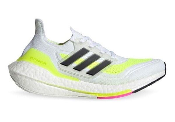 Fitness Mania - Adidas Ultraboost 21 (Gs) Kids Cloud White Core Black Solar Yellow