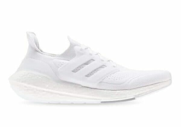 Fitness Mania - Adidas Ultraboost 21 Mens Cloud White Grey Three