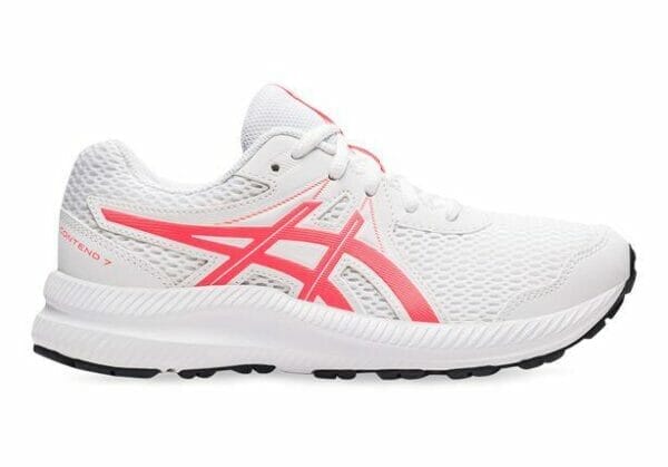 Fitness Mania - Asics Contend 7 (Gs) Kids White Blazing Coral