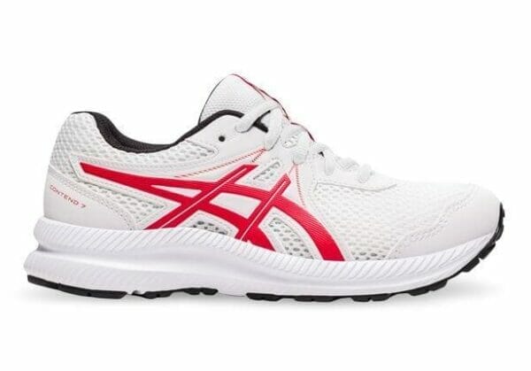 Fitness Mania - Asics Contend 7 (Gs) Kids White Classic Red